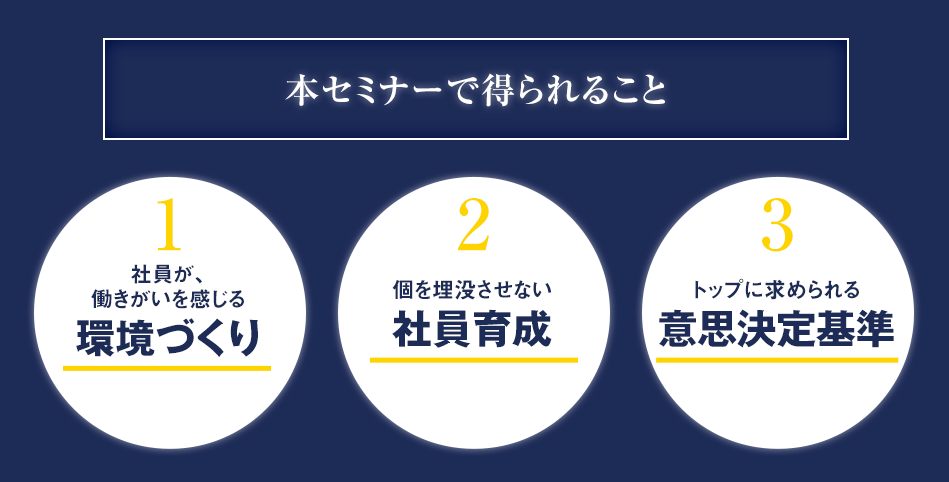 本セミナーで得られること